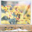 Tapisserie florale jaune et jaune souci-28487954