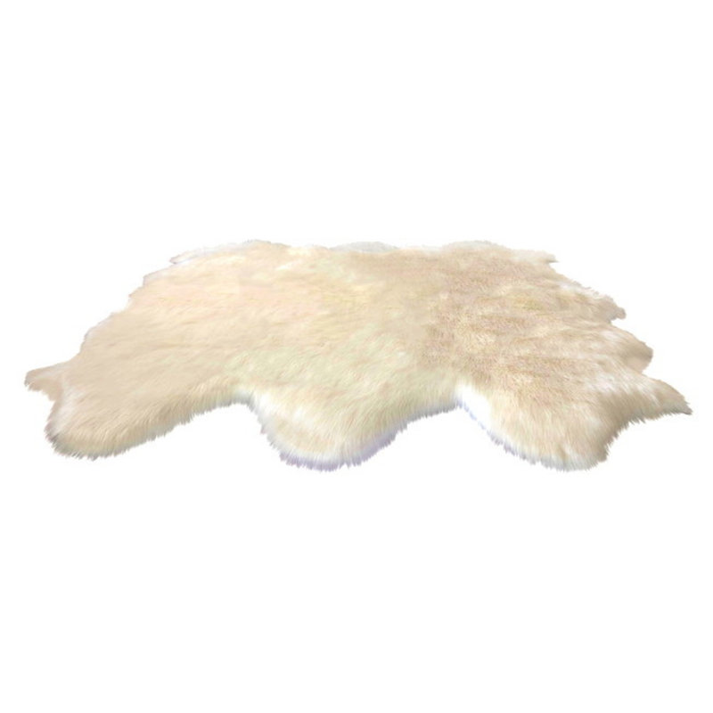 Amaranta Performance Sheepskin Indoor Rug, Novelty 5' x 5'5"