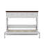 Lit escamotable simple avec tiroirs multiples