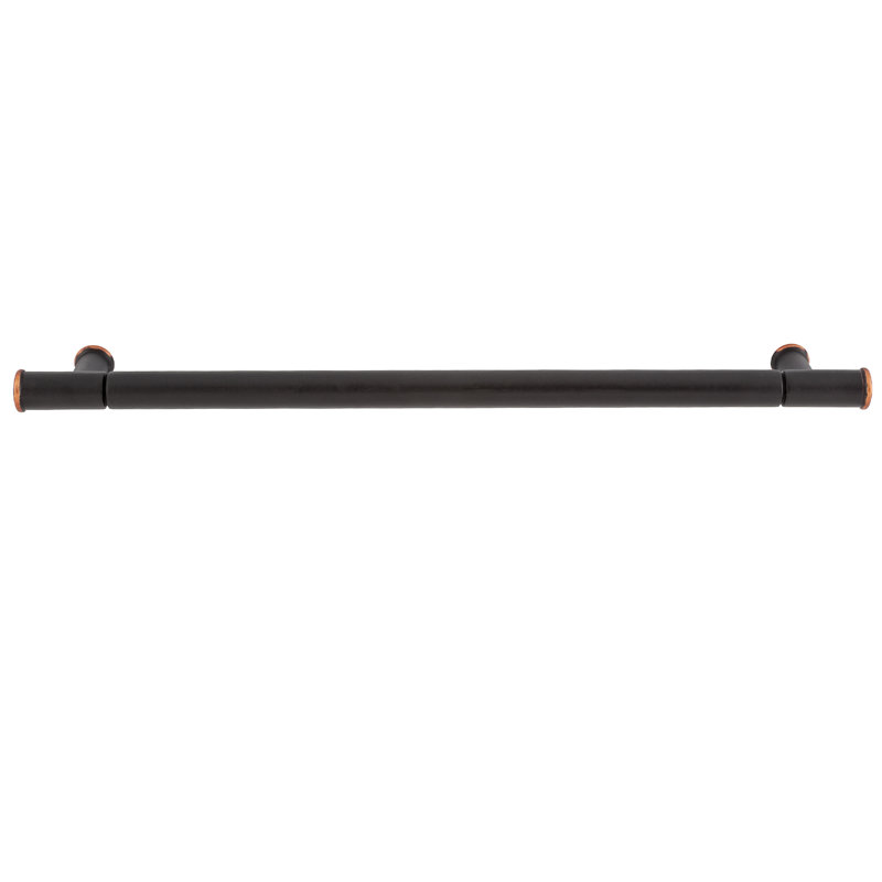 Fremont 8-9/11" Center to Center Oil Rubbed Bronze Bar Drawer Pull, Oil Rubbed Bronze, 8.82"