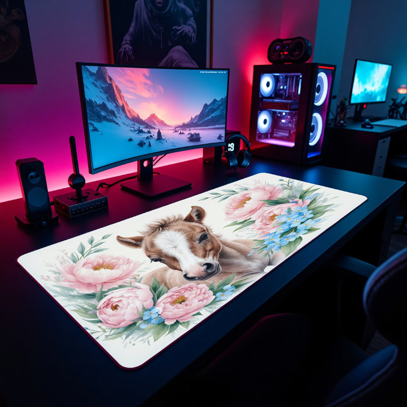 Polyester Desk Pad, 31.5x15.5