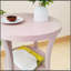 Table d'appoint ronde contemporaine Perth, rose-1742526030