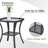 Dahlyla Square Metal Outdoor Side Table , 20'' in. W 20'' in. D-667988300
