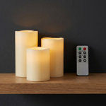 Beeswax Flameless Candle with Remote