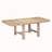 6-Piece Extendable Dining Table with Footrest