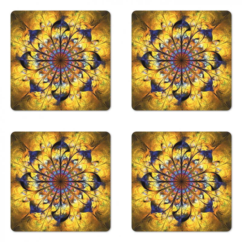 Square 4 Piece Coaster Set