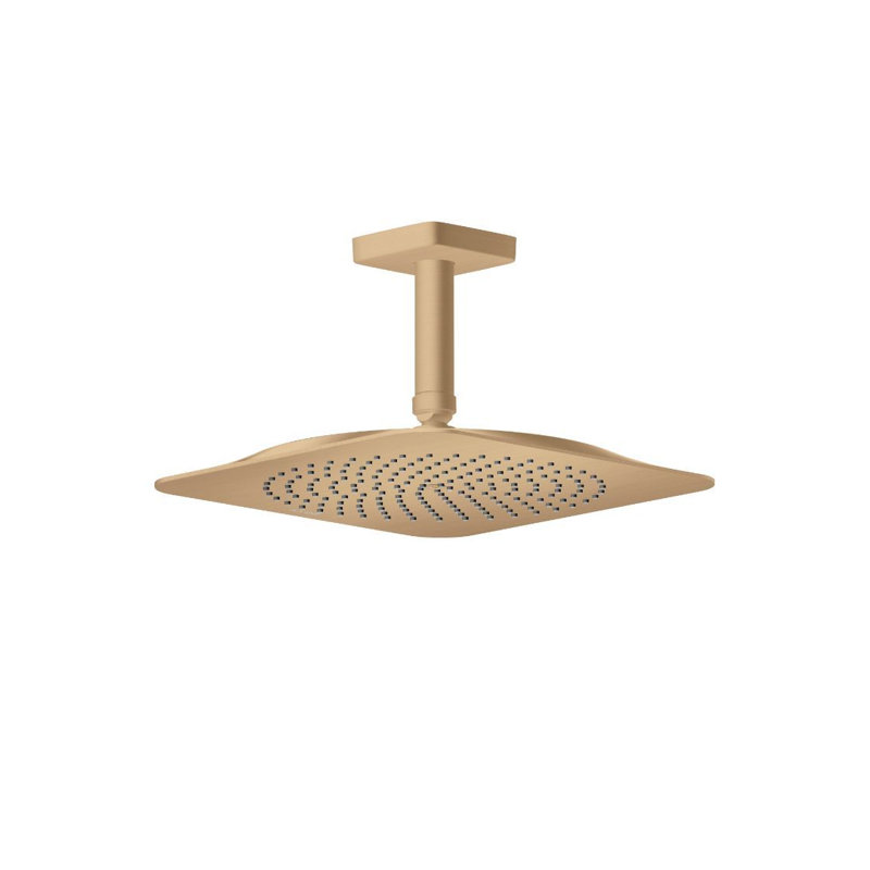 AXOR Citterio C Showerhead 270 Square 1-Jet Ceiling Connection, 1.75 GPM, Bronze