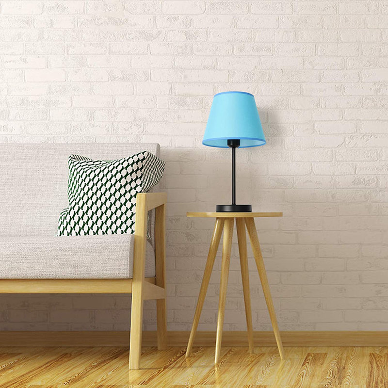 Lampe de table noire 10 po Wadim