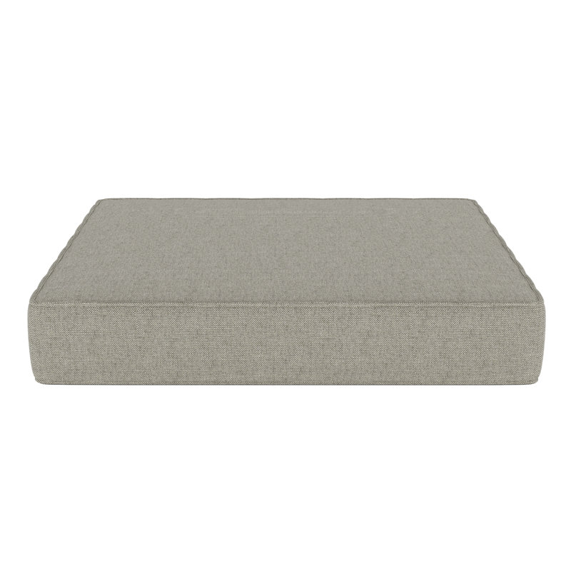 Sunbrella® Outdoor Ottoman Cushion, 3.5" H x 23.5" W x 20.5" D, Sunbrella® Spectrum Dove