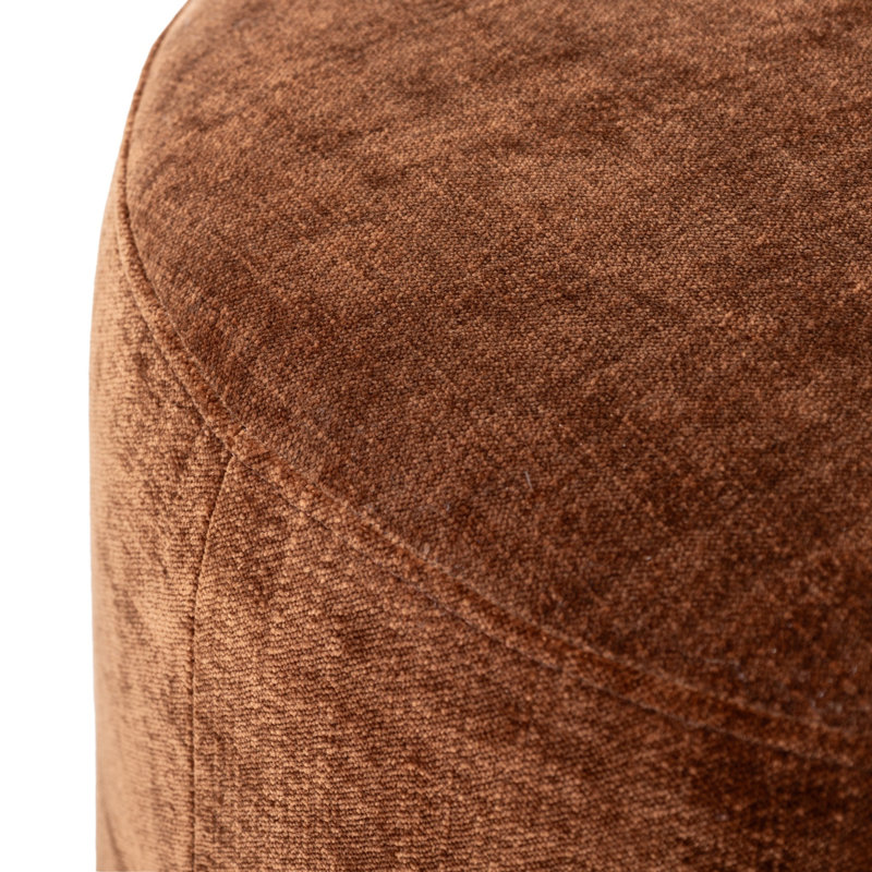 Zena Round Standard Ottoman, Altair Sienna