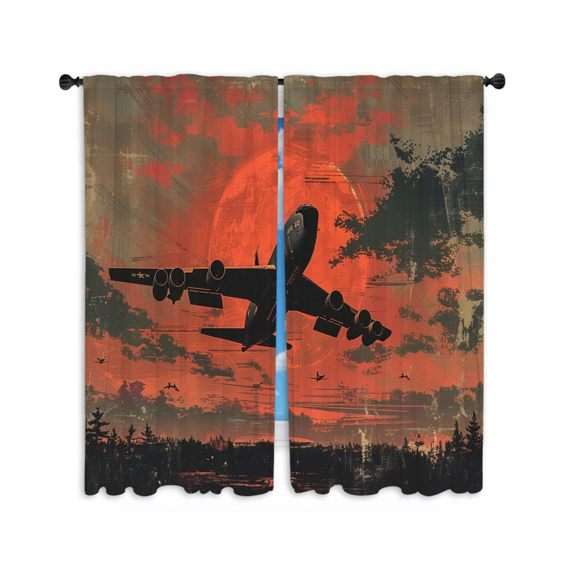 Paire de rideaux obscurcissant en polyester Fauch, L 20 po x L 84 po