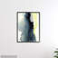 Distorsion fluide gris bleu jaune - Impression-66797465-66797459
