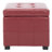 Graysie Faux Leather Ottoman-1421516753