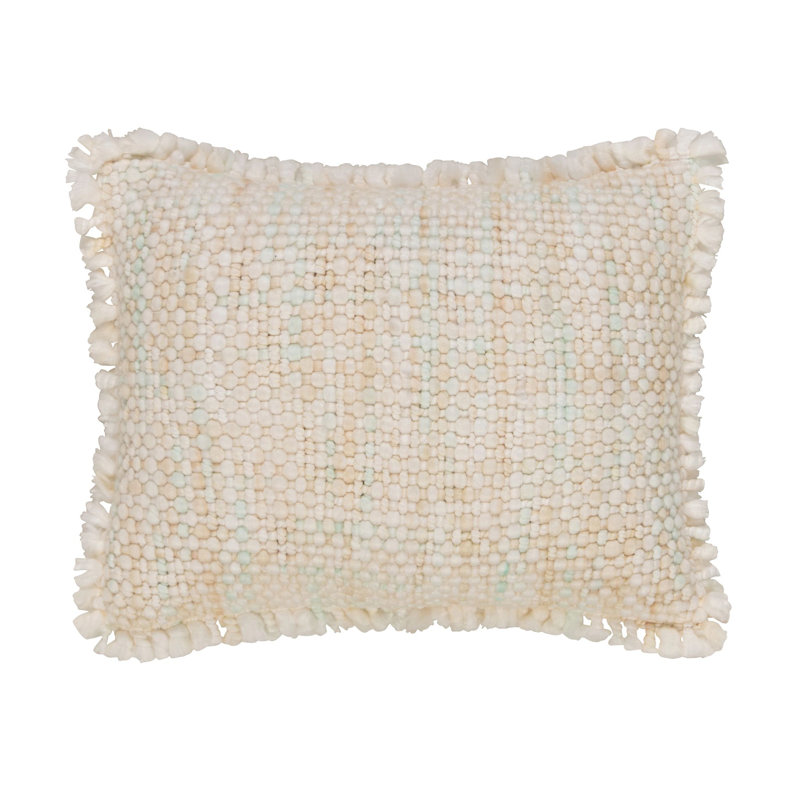 Elowyn Mineral Decorative Pillow, Rectangle 16"H x 20"W, Ivory