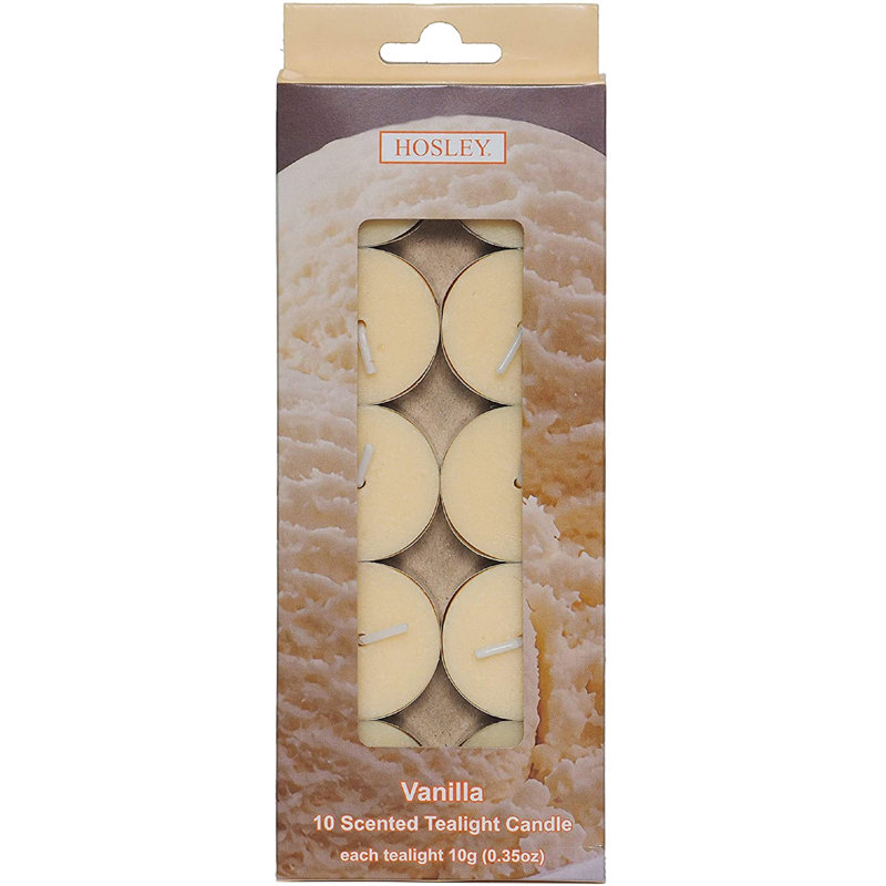 Bougie lumineuse pour thé en vrac Hosley 120 PCs Idéale pour les mariages, les lanternes de secours, les guirlandes de secours, les spa, les aromathérapie, les fêtes et le jardin de bougies Reiki.