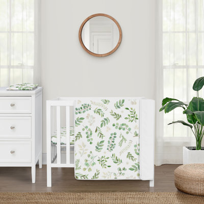 Botanical 3 Piece Mini Crib Bedding Set by Sweet Jojo Designs