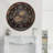 THE GEARS CLOCK Wall Clock with Real Moving Gears IR-LI_ 24 in Round BRONZE-DARK