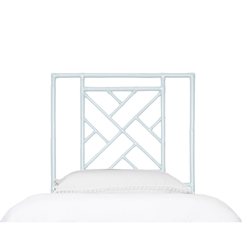 Alden Open-Frame Headboard, Light Blue, Twin