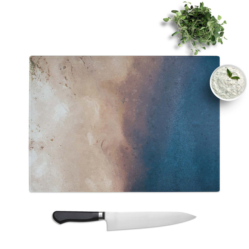 Tempered Glass Argyll and Bute in Scotland Chopping Board, 39 cm W x 28.5 cm L