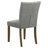Grey Upholstered Dining Side Chair (Set Of 2)-2040082178