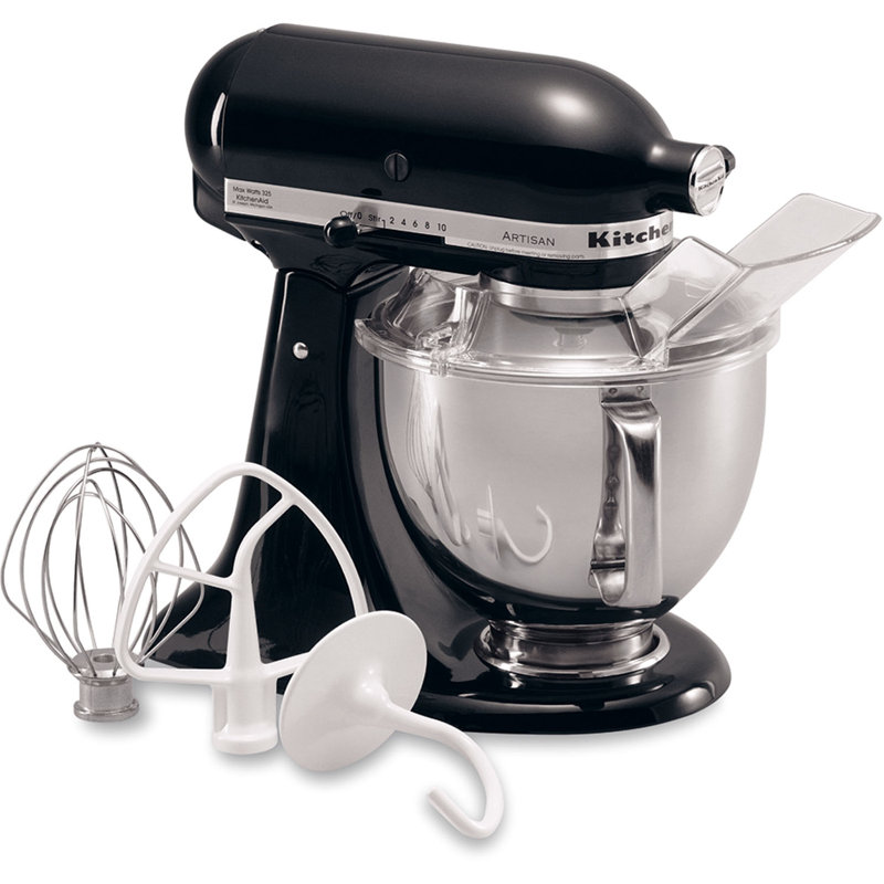 KitchenAid® Artisan® Series 5 Quart Tilt-Head Stand Mixer, Onyx Black