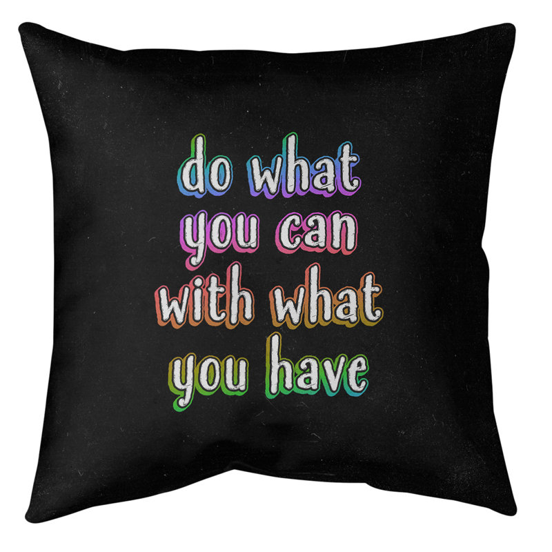 Coussin de sol, 28 po x 28 po, Noir/bleu/vert
