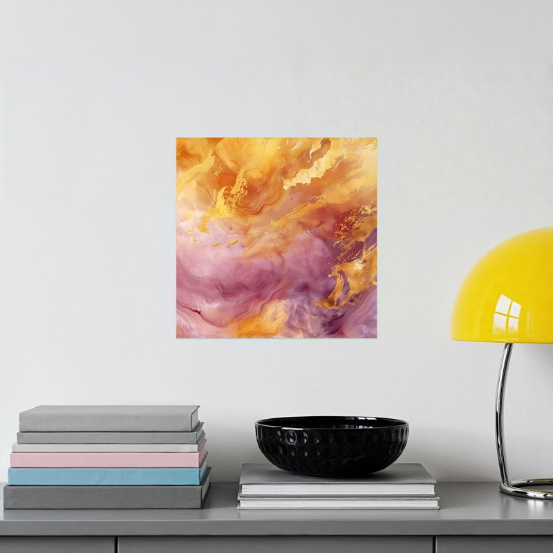 Akur No Frame Print on Canvas, 25.4 cm H  x 25.4 cm W