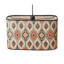 Luminaire suspendu en bambou Ikat Elegance