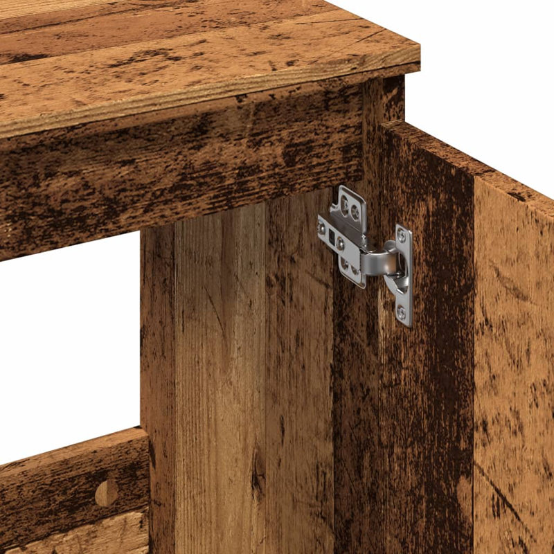 Rufaidah 58cm Single Bathroom Vanity Base Only, Old Wood