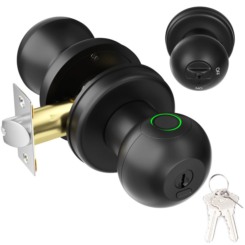Biometric Rechargeable Fingerprint Door Lock with Key