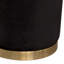 Repose-pieds rond standard en velours Pantilimon-80690450