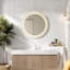 Meuble-lavabo flottant moderne avec lavabo et rangement en céramique