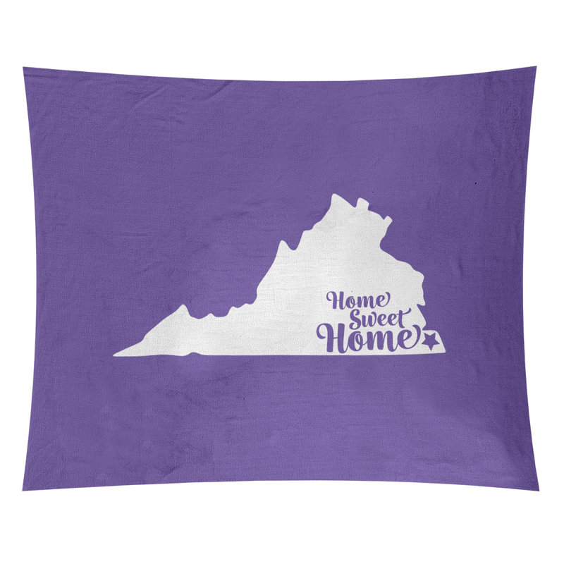 Tapisserie Home Sweet Norfolk, H 104 po x l 88 po, Mauve