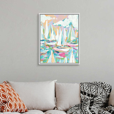 " Sailboat Sea " by Jessica Mingo Painting Print