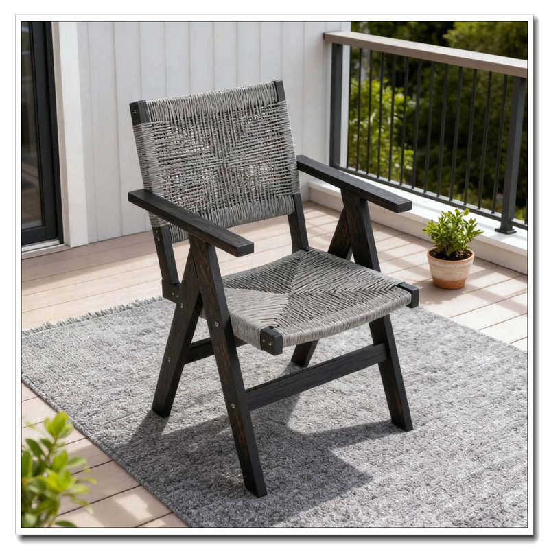 Lounge Chair Sturdy Material Style Versatile Design, Charcoal Gray