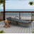 Adjustable Backrest Rattan Pool Lounge Chair,Outdoor Chaise Lounge With Wheels, Cushion & Headrest-2009808202