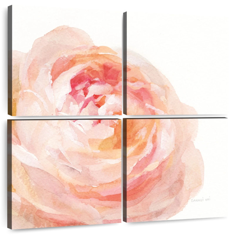 Harnek Garden Rose On White