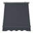 Polyester Cover Patio Window Awning, Manual Retractable Sunshade Canopy-93764368
