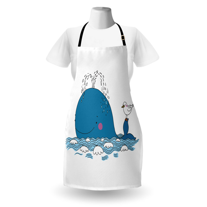 No Pattern Bib Apron