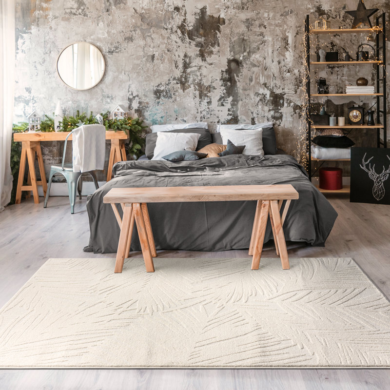 Palm Leaf Area Rug, Rectangle 8' x 10'