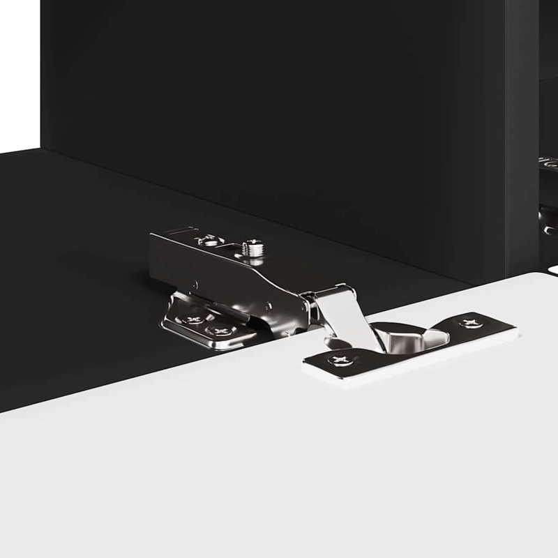 Unfinished TV Stand, 29.5cm H x 98cm L x 31cm W, Black