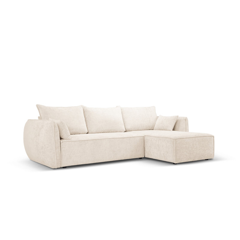 Blessington 4 Seater Sofa Bed, Beige, Right Hand Facing