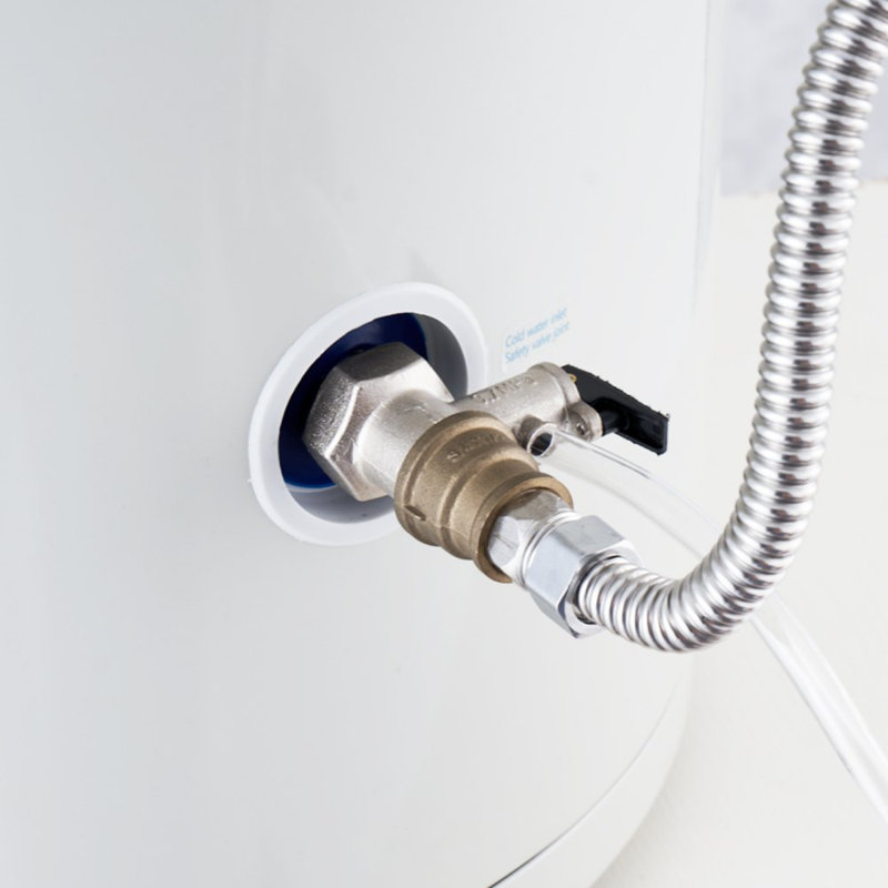 10 Gallon Electric Water Heater Instant Hot 1.6Kw LED Display for Shower, 21.5" H x 16.1" W x 16.1" D