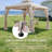 Sunjoy Soft Top Gazebo, Outdoor Patio Backyard Modern 2-Tier Steel Frame Gazebo with Mesh Netting -112511836-114723072