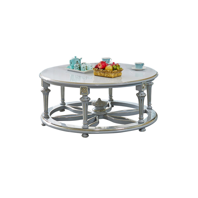 Table basse en bois massif European Style Villa