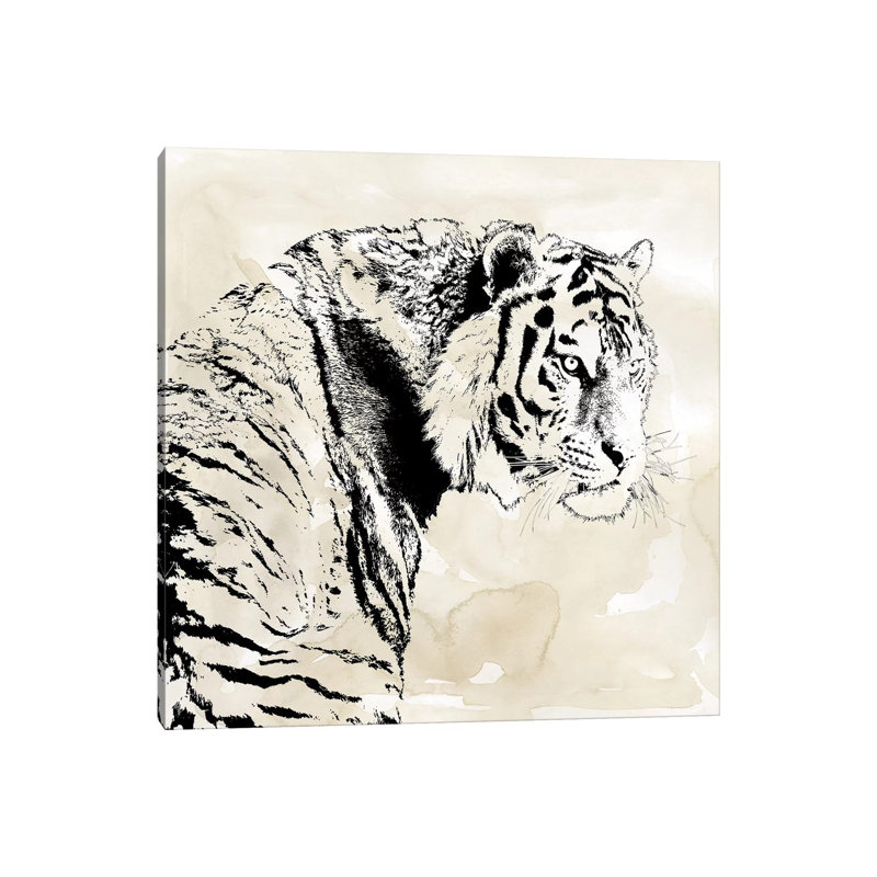 Tiger Stripes I by Carol Robinson - Print on Canvas, 93.98 cm H x 93.98 cm W x 1.91 cm D, Wrapped Canvas
