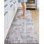 Tapis de sol de cuisine rembourré anti-fatigue, format couloir 23 x 86 pouces, bleu