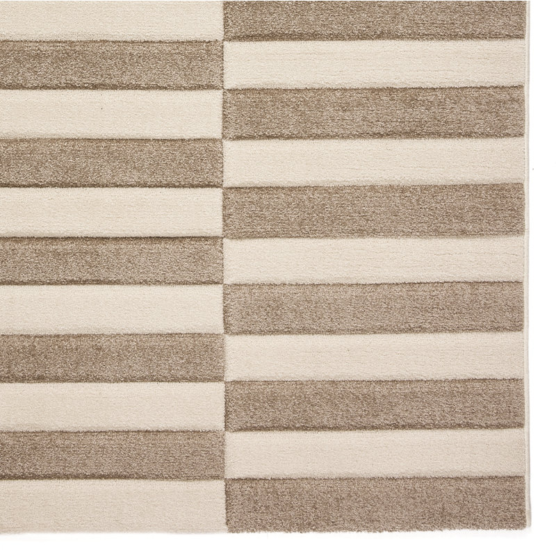 Geometric Machine Made 100% Polypropylene Area Rug, Rectangle 200 x 290 cm