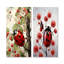 Cherry Lived Landbug - Coccinelle, ensemble de 2 reproductions d'art en métal-423523478
