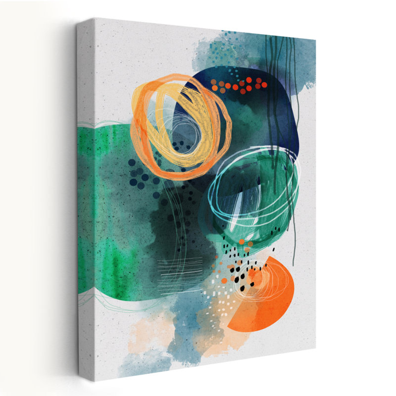 Luna - Abstracts Art contemporain, H 24 po x l 16 po